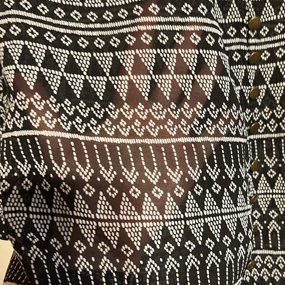 Size 22 Michel Studio sheer tunic blouse - Picture 8 of 9